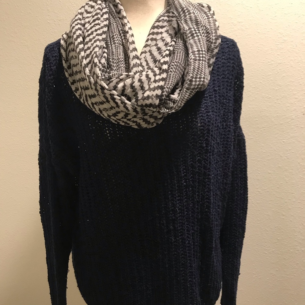 PRICE DROP! Navy Blue knit sweater